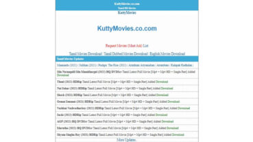 Kuttymovies 2023: HD Tamil Dubbed Movies Download